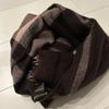 Used HELEN KAMINSKI Cashmere Muffler Stole Burgundy