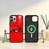 COOL Little Fire Man Phone Case For iPhone17,16,15,14,13,12,11 Plus,Pro Max Magnetic For Magsafe Wireless Charging