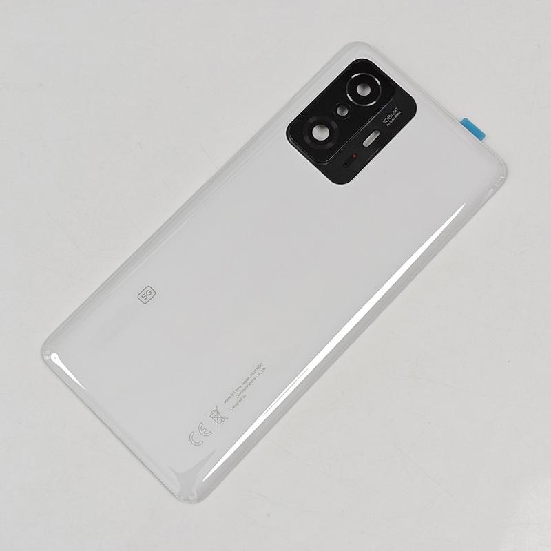 Tylna szklana osłona do Xiaomi 11T Pro 5G Tylna klapka zamienna bateria, tylna obudowa Mi11T z obiektywem aparatu
