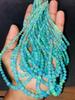 Transparent Fire Base Ethiopian Opal Balls Beads, Blue Opal Beads, Healing Stone Beads.