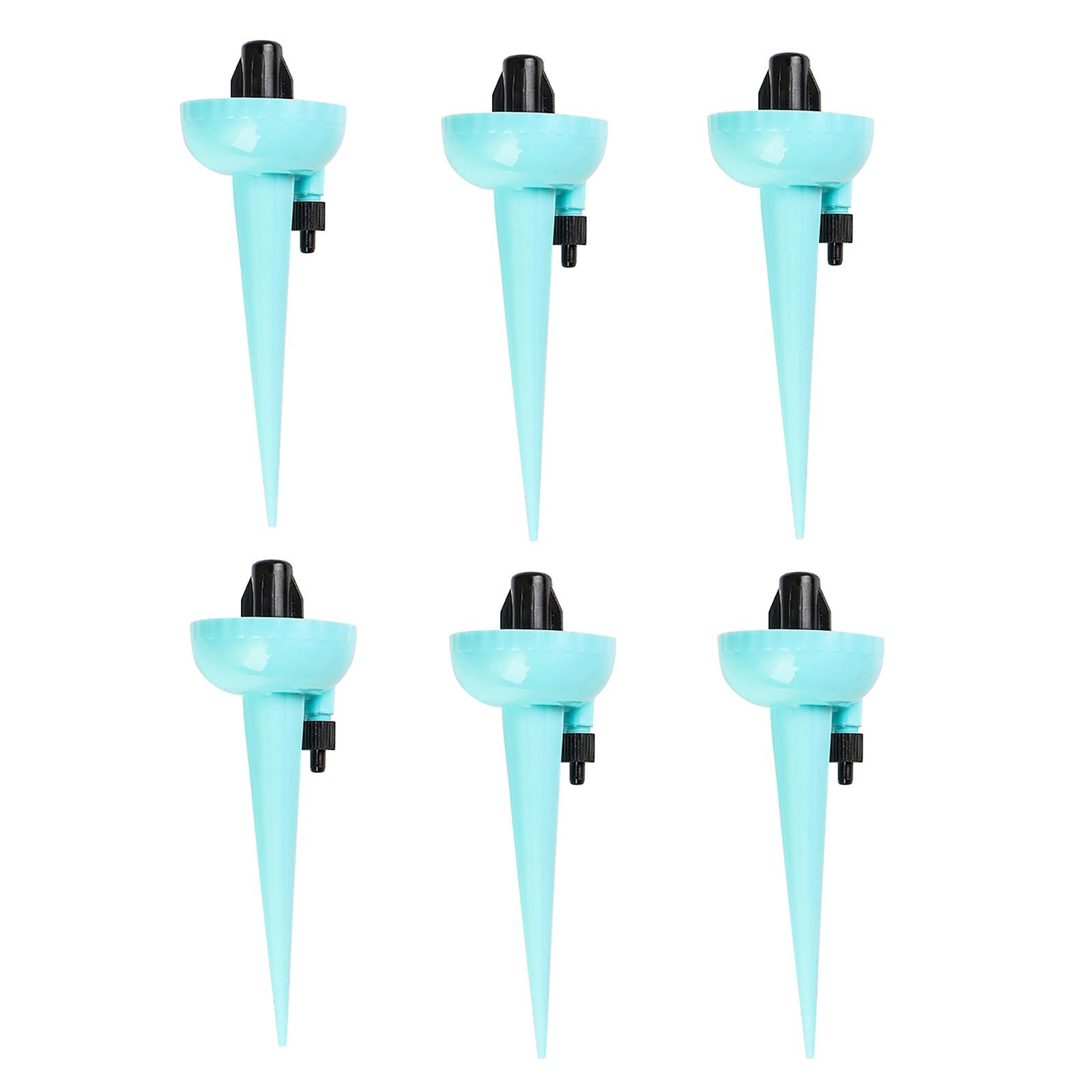 

Система самополива шипов и кольев для отпуска, поилка для растений, 6 шт. синий