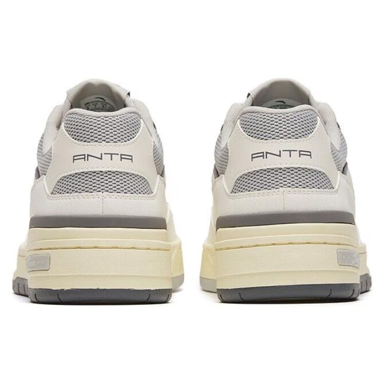 ANTA Casual Skate Shoes White Gray Men 112328081-1