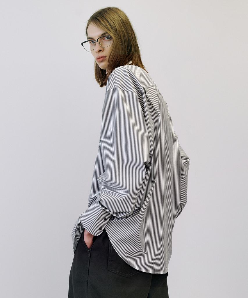 ENDOOR Piano Over Shirt (Black Stripe)