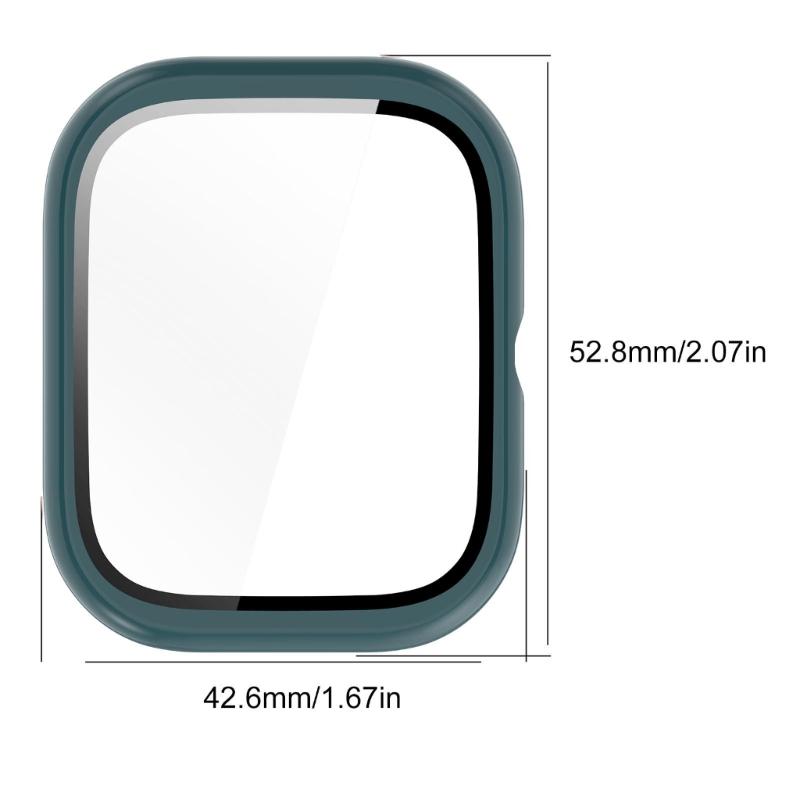 Smartwatch Hülle Gehäuse Displayschutz zur Auswahl Uhr Kratzfestes Gehäuse Staubdichtes Gehäuse Rahmen PC Schale Staubdicht