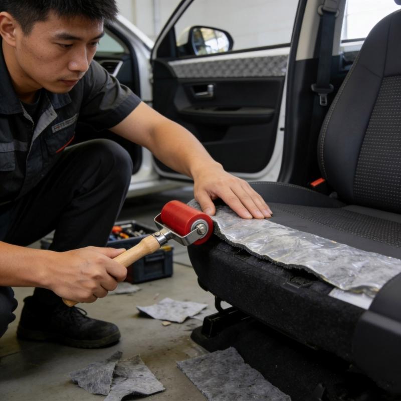 Car Film Applicators Roller Wood Metal Silicone Ergonomic Sound Deadening Roller For Comfortable Use In Car Modification