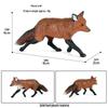 Realistic Animal Models: White Fox, White-tailed Deer, Arctic Fox Children's Gift Toys
