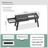 ZISIZ Foldable Outdoor Charcoal BBQ Grill