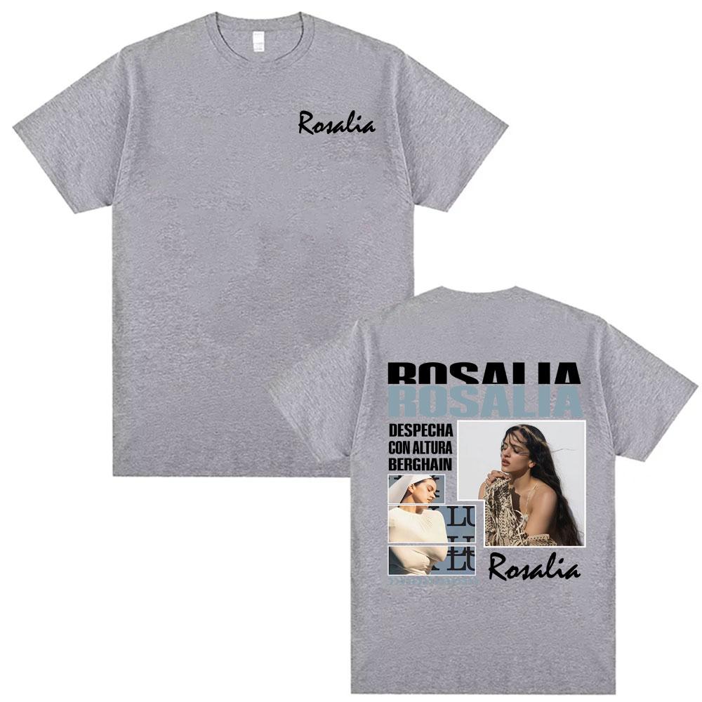Singer Rosalia LUX New Album Tour Merch Tshirts Men Women Clothing Fashion Summer T Shirt High Quality Casual ONeck Tshirt