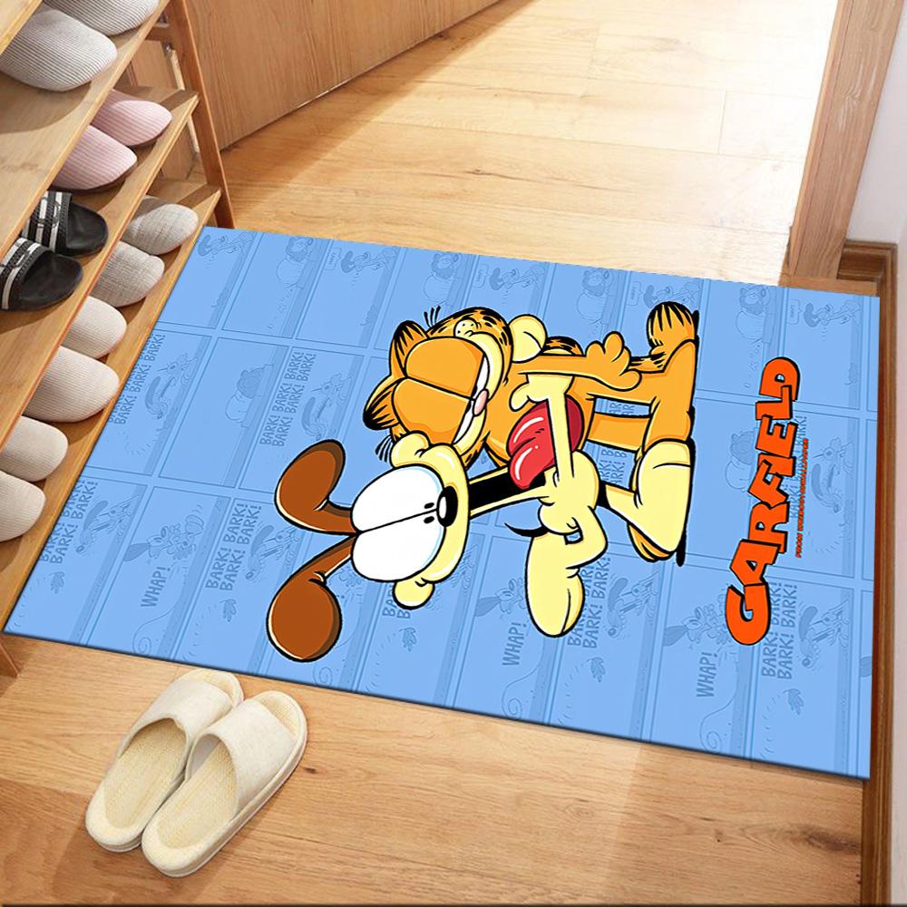 Garfield And Odie S Fun Day Square Rugs Are a Great Choice for Living Rooms, Bedrooms, Home Décor, and As Gifts