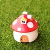 Mushroom Craft Office Bonsai Decoration Miniature Figurine Micro Landscape Fairy Garden Ornament