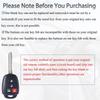 Key Fob Shell Case Replacement Fits For Toyota Camry Corolla RAV4 Highlander Tacoma Yaris Scion 2012 2013 2014 2015 2016 2017 2018  Keyless Entry