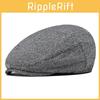 Pattern Lattice Cotton Beret  Hat For Men With Adjustable Casual Travel Outdoor