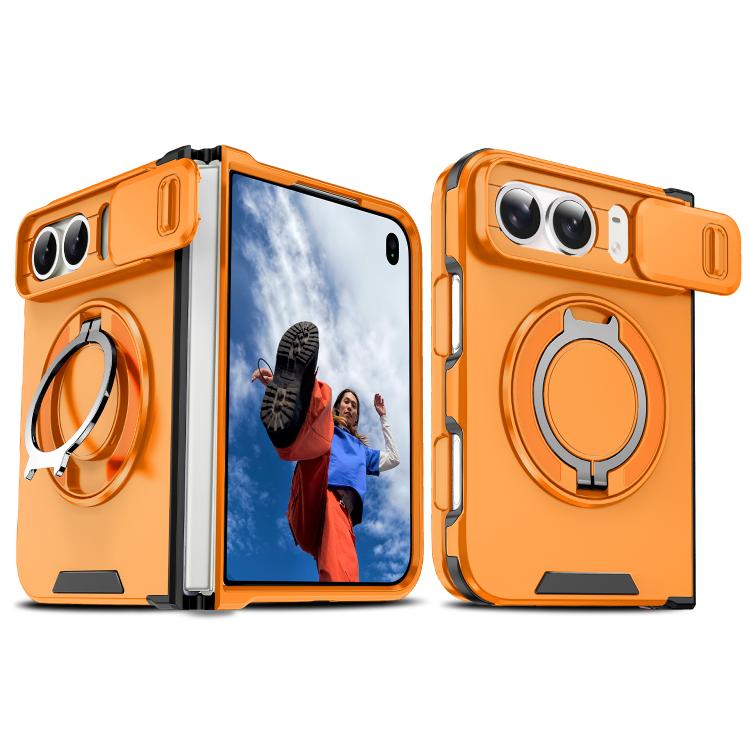 Sliding Camshield Lens Cover Ring Holder Shockproof Phone Case For iPhone Duo
