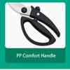 PP Handle Seafood Chicken Bone Cutting Tools Household Stainless Steel Blade Kitchen Scissors with Effort Saving Spring