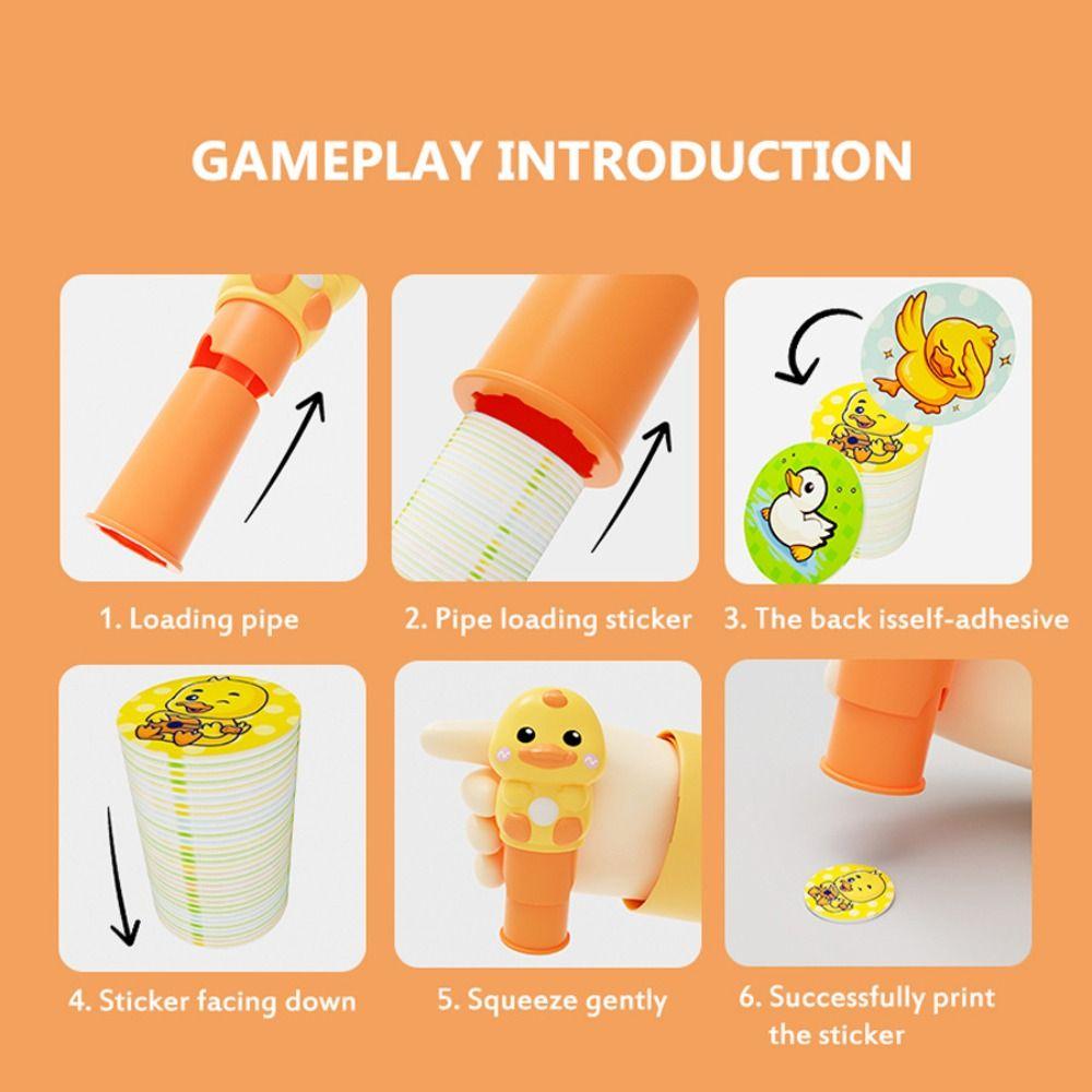 DIY Crafts Reward Stickers Toys Set Signet Children's Seal Toy  Friends Birthday Gifts