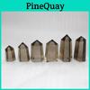 Natural Smokey Citrine Quartz Obelisk Crystal Wand Point With Distinctive Features For Elegant Home Decor Gift