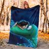 The Good Dinosaur Flannel Blanket Soft Warm All-Season Throw, Design for Camping, Car Travel, Hiking Sofa, Bed, Office Perfect Gift for Parties