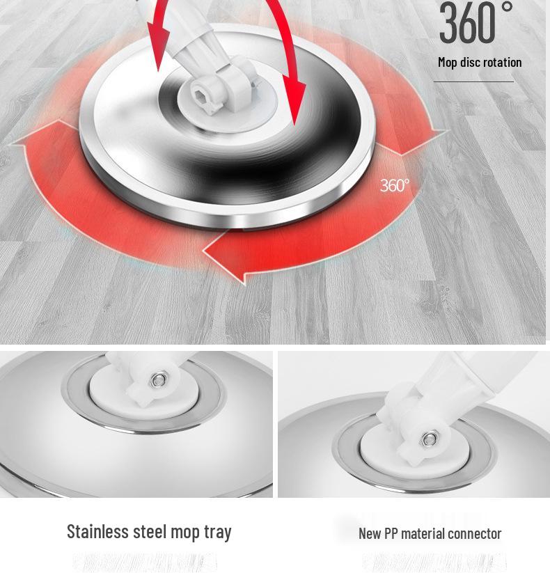 Universeller Rotationsmopp mit Doppelantrieb & Freihandsystem