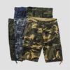 Herren Tarnung Cargoshorts Herren Knielang Freizeitshorts Herren Mehrere Taschen Shorts Sommer Outdoor Strandshorts