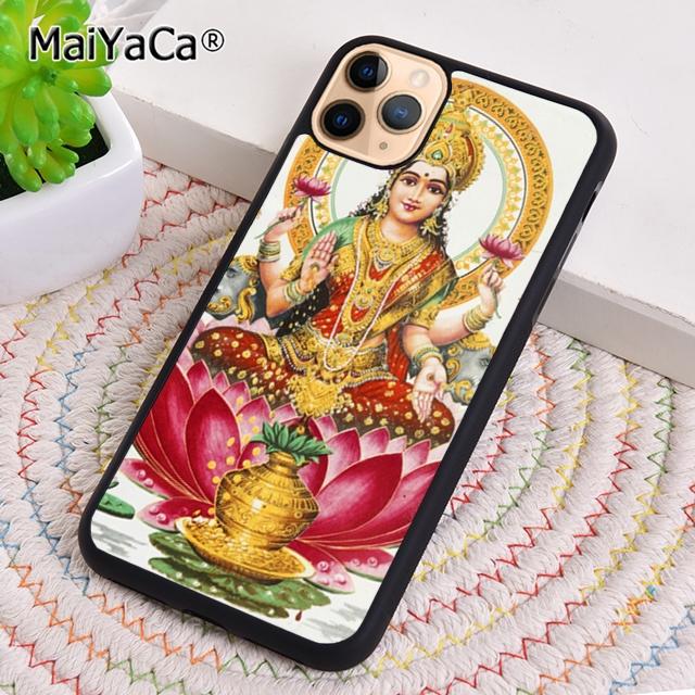MaiYaCa Lakshmi Hindu Goddess Phone Case Cover For iPhone 17 Air 13 14 16 16e 15 pro max plus 11 12 shell  coque