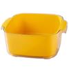 Double-layer vegetable basin drain basket kitchen household plastic fruit plate living room sink filter vegetable basket washing vegetable basket