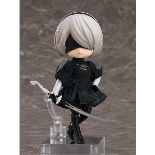Nendoroid Doll NieR Automata 2B YoRHa No. 2 Type B Non-scale Cloth, Magnet, and Plastic Painted Movable Figure