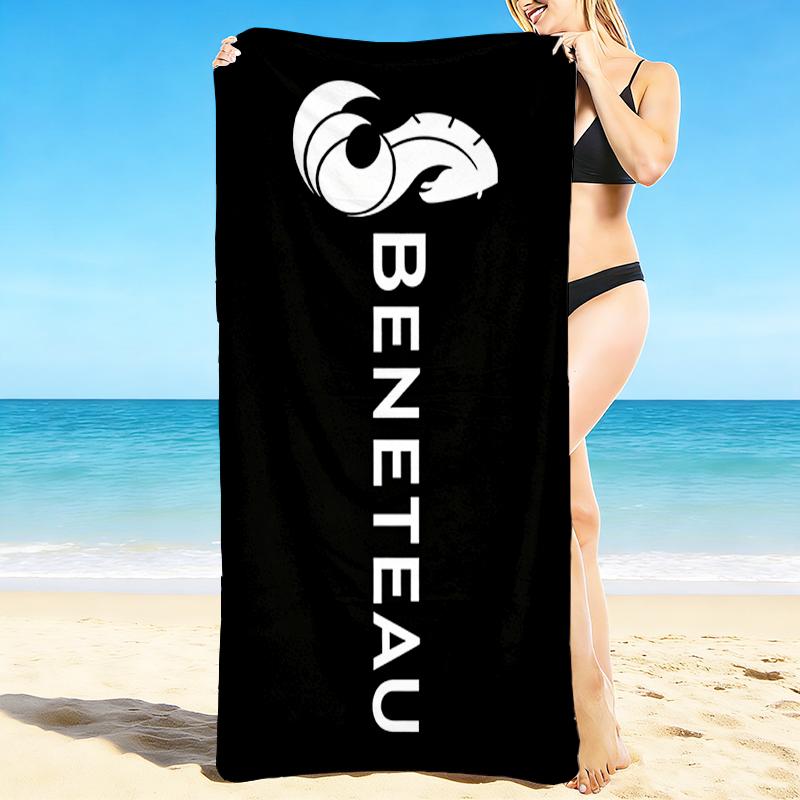 1Pc Beneteau Yacht Beach Towel, Quick Dry, Multi-Use for Beach Pool Gym Yoga Home Travel, Christmas, Halloween, Xmas Gift M928165