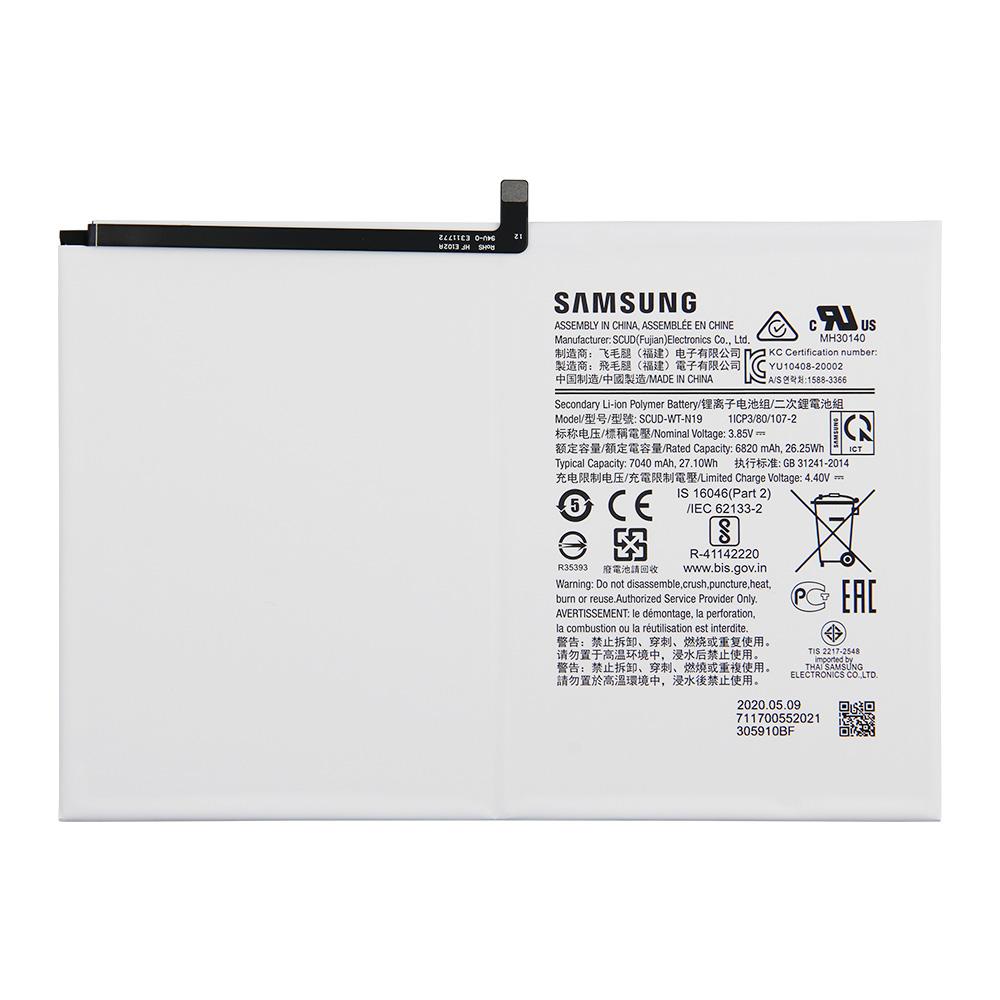 Original Rechargeable Lithium Battery SCUD-WT-N19 For Samsung Galaxy Tab A7 T500 T505C Tablet Battery 7040mAh