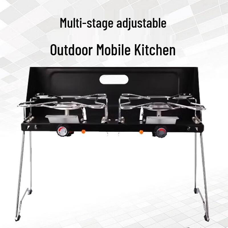 Outdoor Double Burner Portable Gas Stove