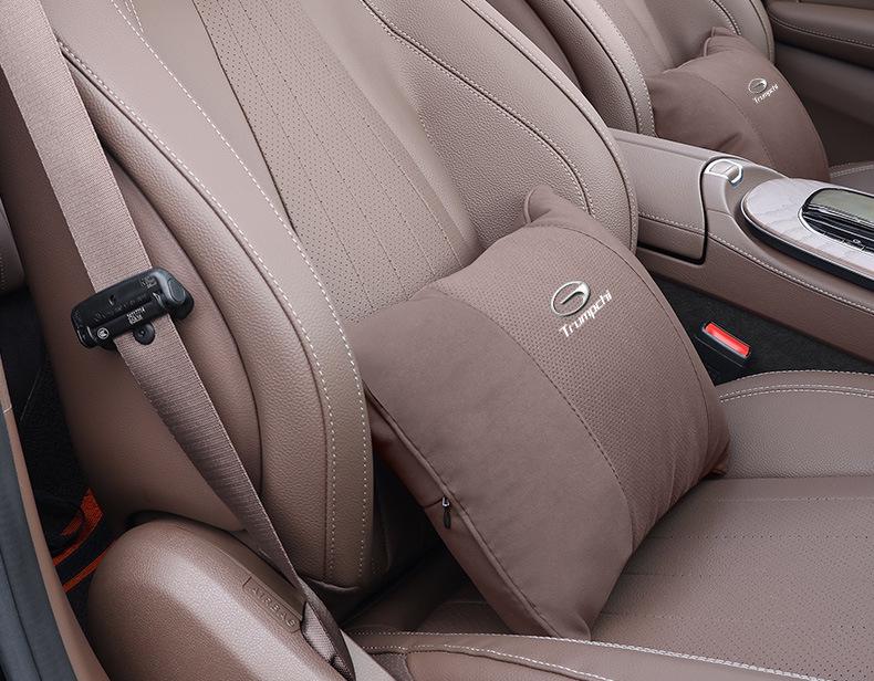 Compatible with Trumpchi GS4, GS3, GA4, GA6, GS7, and GS8 Car Neck and Lumbar Support Pillow.