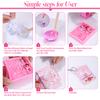 Heart Shape Keychain Casting Silicone Molds Dog Paw Print Resin Molds for Key Chain Pendant Making Epoxy Resin Craft Jewelry DIY