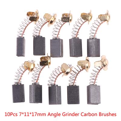 10Pcs Winkel Grinder Kohlebürsten 7*11*17Mm Power Tool Motoren Ersatzteile