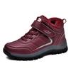 Winter velvet warm snow boots non-slip middle-aged and elderly walking shoes foot strength wool shoes Zhongbang heating shoes mother shoes