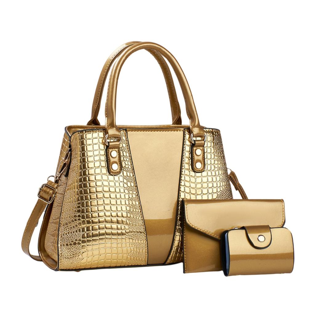 3-Pack Women's Spring Versatile Shoulder Crossbody Handbag Fashion Bag