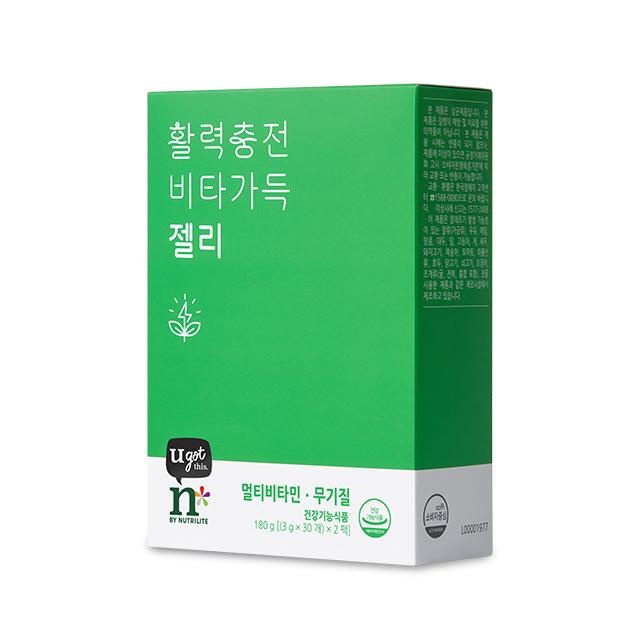 Energy-boosting, vitamin-filled jelly (60 pieces, 30-day supply)