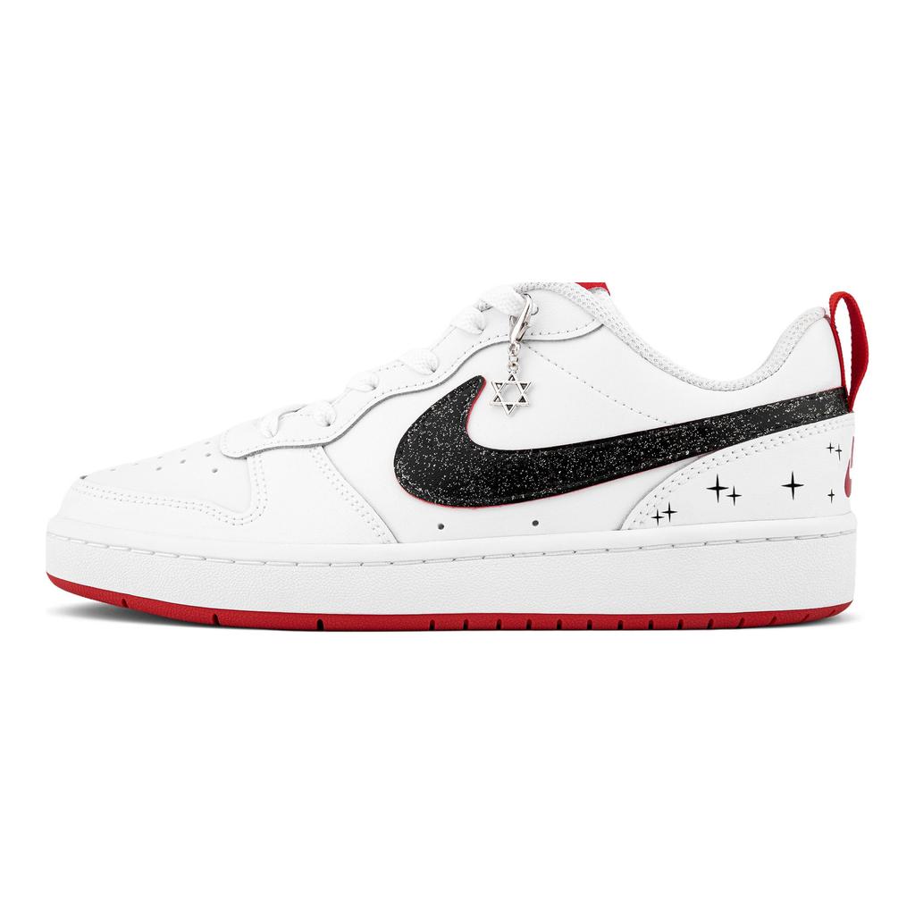 Nike Court Borough 2 Low top Skateboard Shoes Women's White BQ5448-103(Team943-)