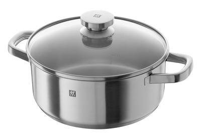 Zwilling Stew Pot Two Hand Pot Stainless Steel Compatible with IH Japanese Zwilling Joy "Joy 16cm" [Authorized Product] 64042-160
