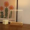 Creative LED Night Light – USB Rechargeable Dimmable Bedside Lamp, Warm Glow Decor for Bedroom