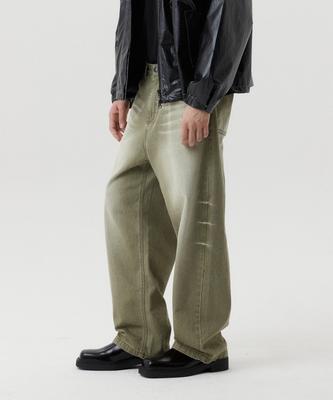 WMC Crease Wide Denim_Olive