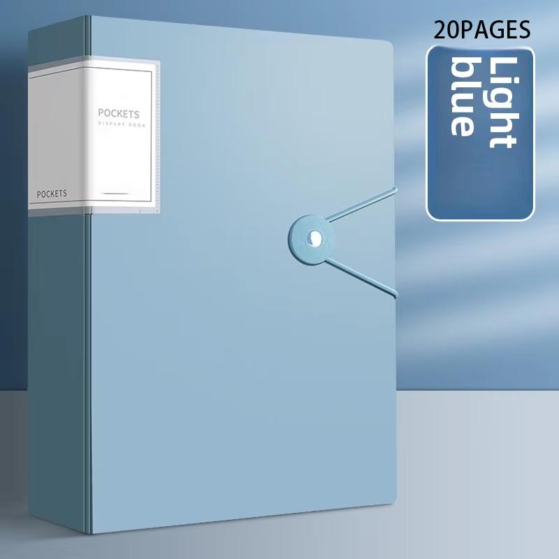 A4 Display Book-Large Capacity Folder with Clear Pockets for DocumentsPhotos SheetsMulti-Color Options 1160₽