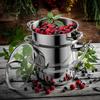 KADAX Juicer Pot 5L Stainless Steel Steamer For Induction Induction Gas Steel 3IN1