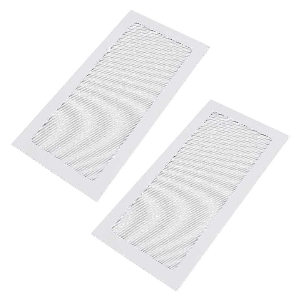2Pcs Computer Cooler Fan Dust Filter Magnetic Frame PC Fan Dust Mesh PC Cooler Filter Fine Mesh PVC