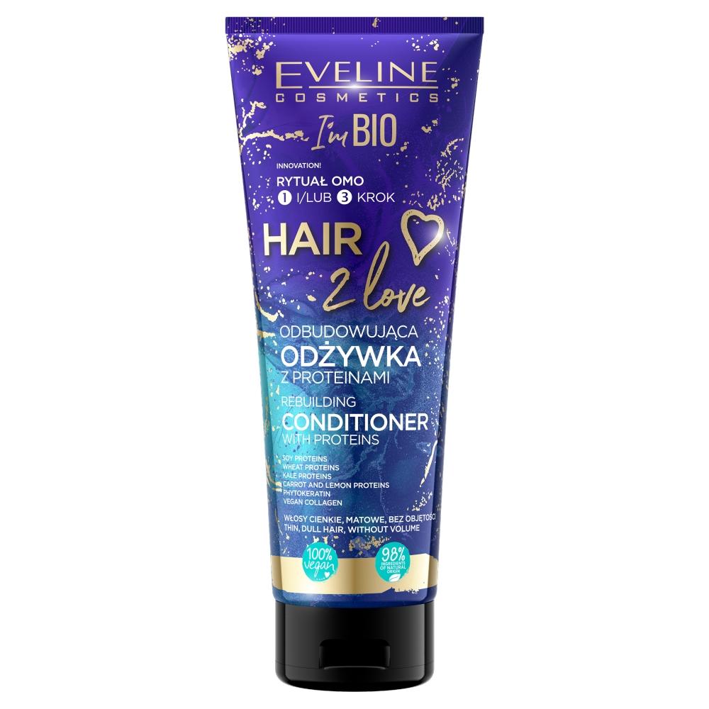 Eveline Cosmetics Hair 2 Love Rebuilding Conditioner with Proteins, 250 Ml