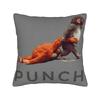 Pillow Case Baby Monkey Punch Cute Monkey Punch Comfy  Pillow Cover For Office Car Home Decor Retro Trendy Pillowcases