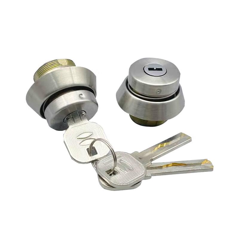 Dewei Lion Double-Sided Stainless Steel Floor Lock