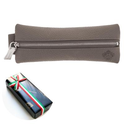 [Gift Wrapped] OROBIANCO Zippered Pen Case (Charcoal Gray)