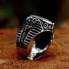 Neues Design Vintage Edelstahl Auge des Horus Ring für Männer Punk Altes Ägypten Pharao Text Symbol Ringe Amulett Schmuck Geschenke