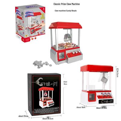 Children's Coin-operated Mini Claw Machine with Music - Large Size Toy for Catching Dolls