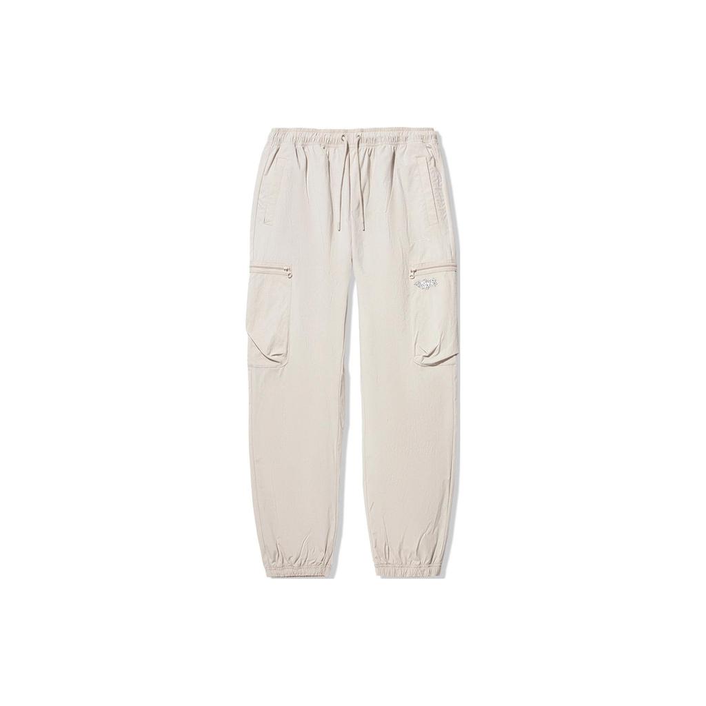 Li Ning Knitted Sweatpants Men's Mica Gray AYKU157-3