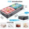 Non-Woven Underbed Quilt Storage Bag Organizer Wardrobe Clothes Dust Moisture-Proof Finishing Bag Foldable Storage Box 100X50X18